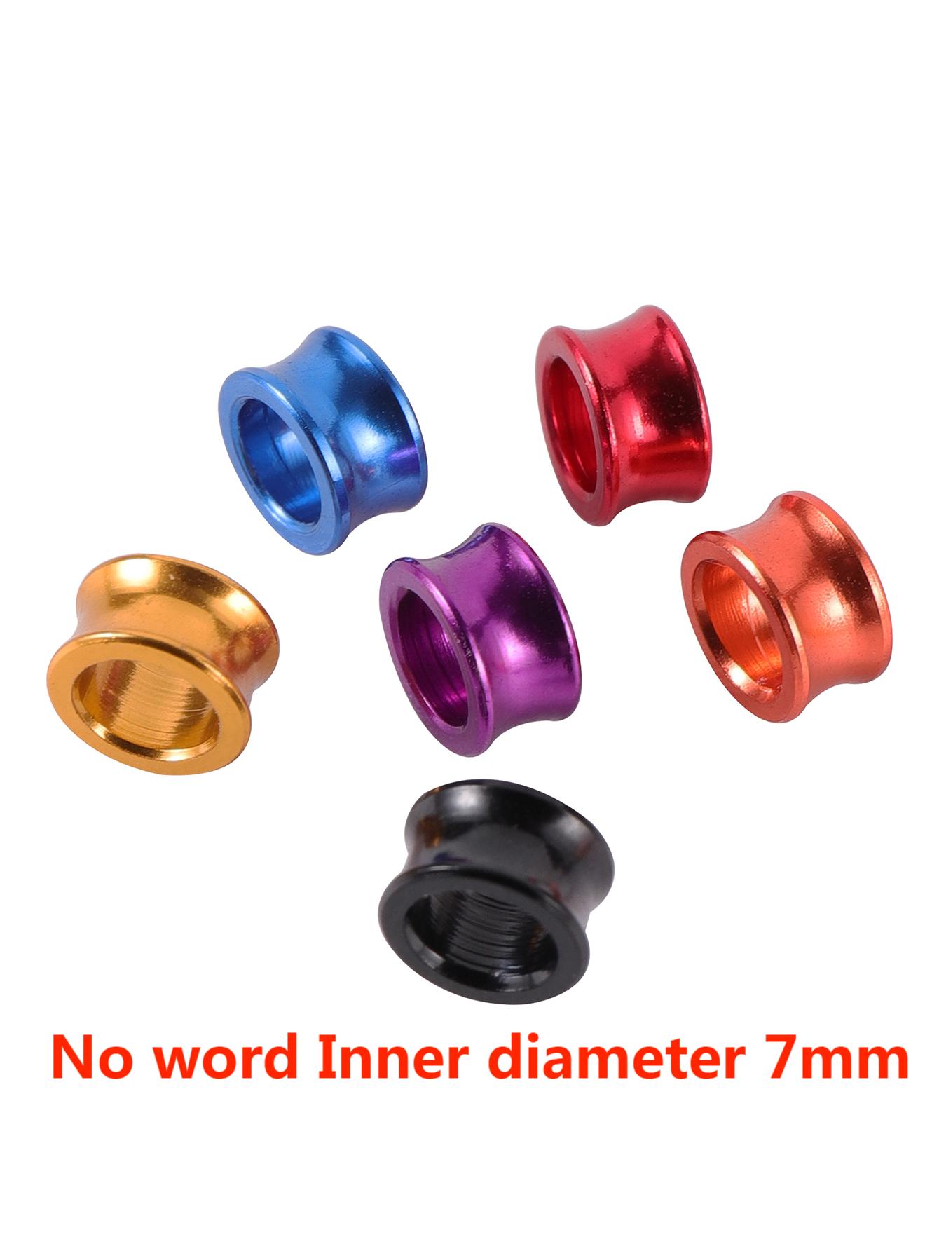 50 Stuks Papegaai Voet Ringen Zonder Woorden Vogel Aluminium Ring Binnendiameter 4/4.7/5/6/7Mm Duif Markering Voetringen 6 Kleuren Gemengd: Licht Groen