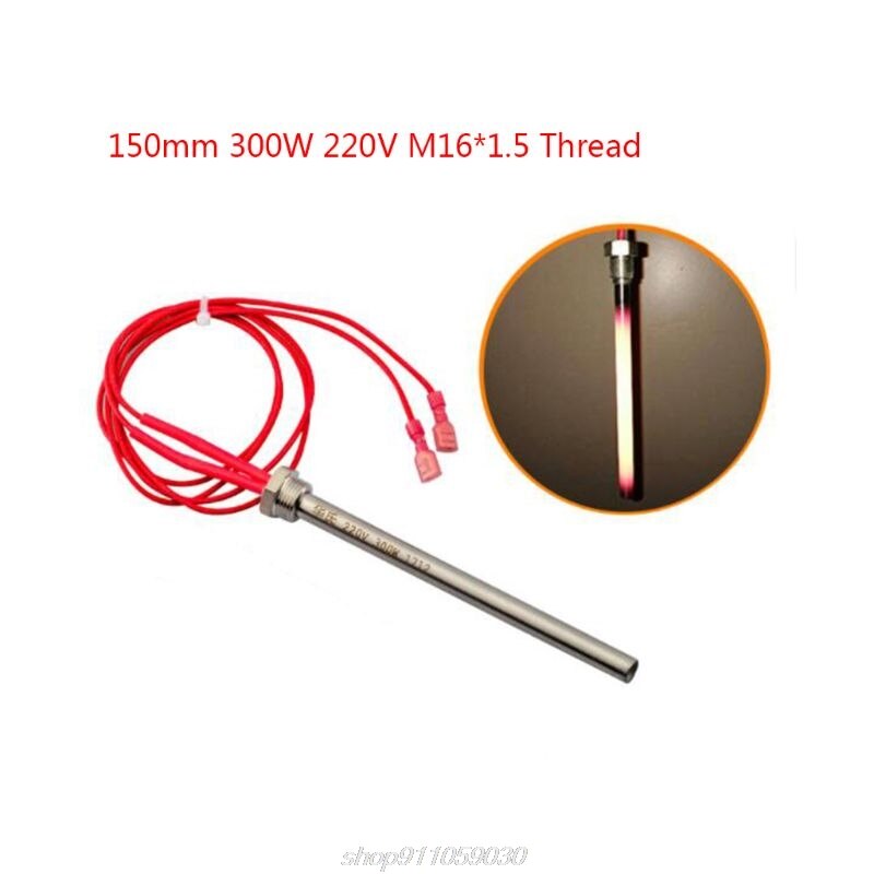 350w 220v tändstift tändstång ved pelletskamin 10*140/150/170mm m16*1.5 tråd eldstad grill  m26 21: 3
