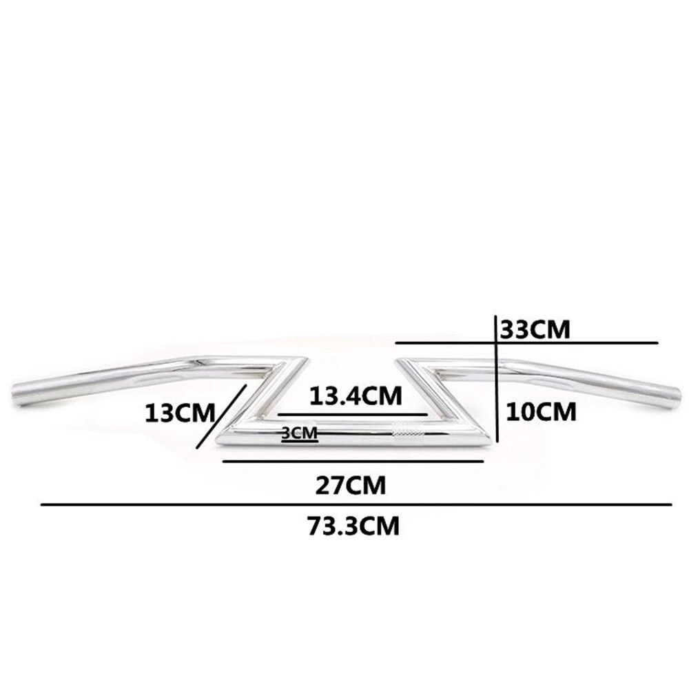 Manillar delantero para motocicleta Harley Sportster Cruiser XL 883 1200, Prince Chopper, 7/8 ", 22mm, 1", 25mm