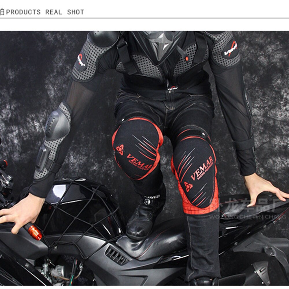 Joelheira de motocross, equipamento verde de proteção para motocicleta, proteção para o corpo e equitação, quatro estações