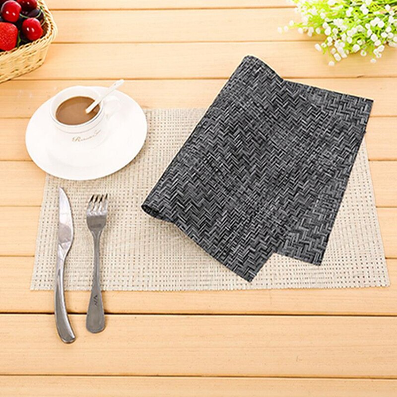 Moderne Stijl Servies Matten Pads Keuken Placemats Pvc Servet Decoratieve Placemats Voor Eettafel