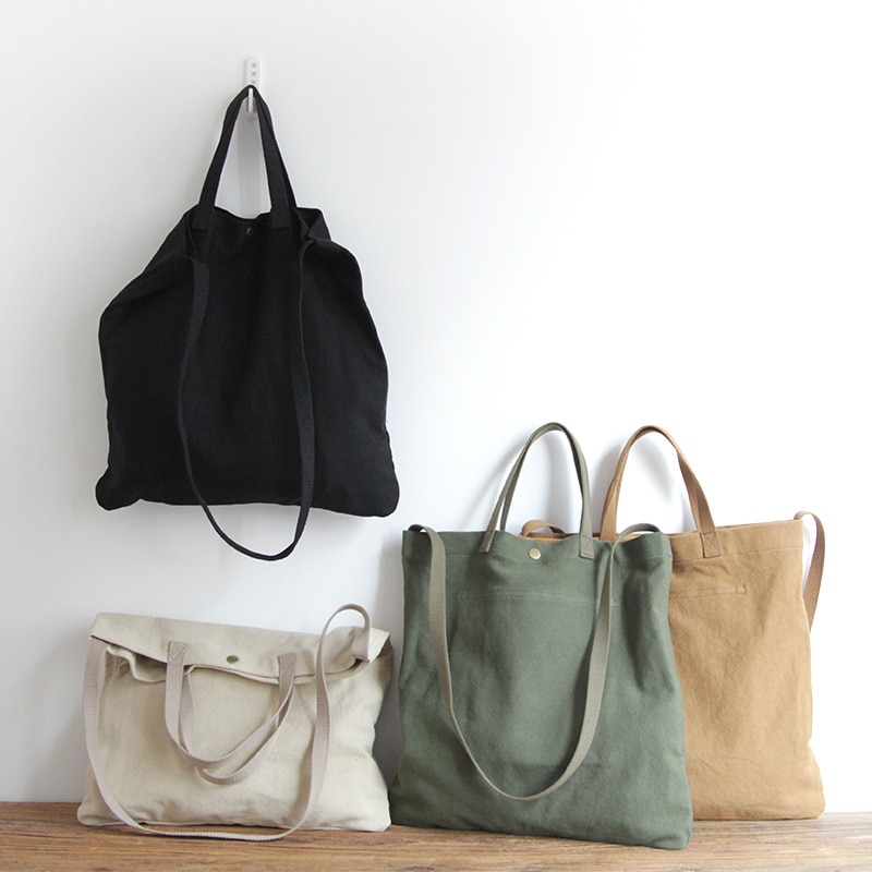Casual Canvas Draagtas Vrouwen Leisure Stof Messenger Bag Vrouwelijke Eenvoudig Draagbare Top-Handvat Schoudertas tas