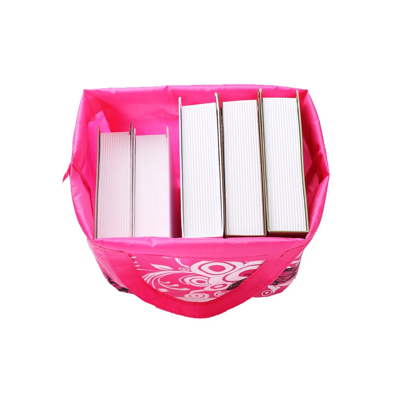 Bolsas de compras reutilizables impermeables para mujer, bolso plegable Oxford, tela de Estampados de flores de mariposa ecológica, bolsa de la compra
