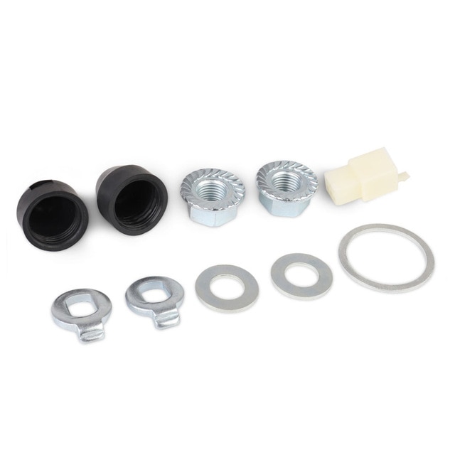 E-bike Hub Motor Axle M12/M14 Lock Nut /lock Washer /spacer /nut Cover For 500W-5000W Motors With 12/14mm Shaft Replace Parts: M14 rear