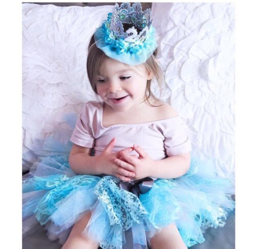 Chapeau d'anniversaire pour bébé fille de 1 an, couronne, bandeau,  princesse, fleur, vêtements de sauna