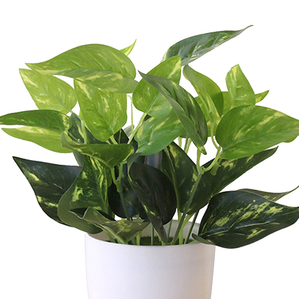 Fresh Artificial Foliage Plant Potted Bonsai Wedding Party Mall Desktop Decor