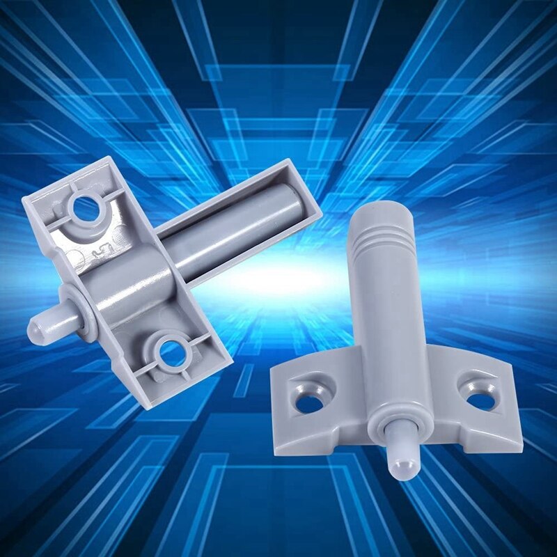 20Pcs Closer Damper Buffer Cushion Gate Buffer Push Open Door System Shock Absorber Cabinet Drawer Buffer Silent (White)