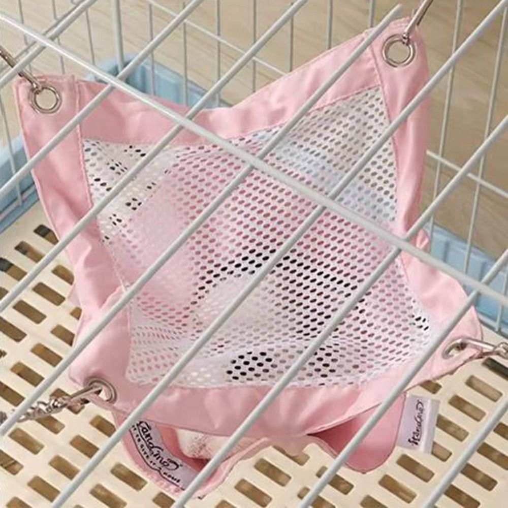 Amaca per criceti a doppio strato in poliestere, comoda gabbia sospesa per scoiattolo impermeabile, traspirante, facile da pulire