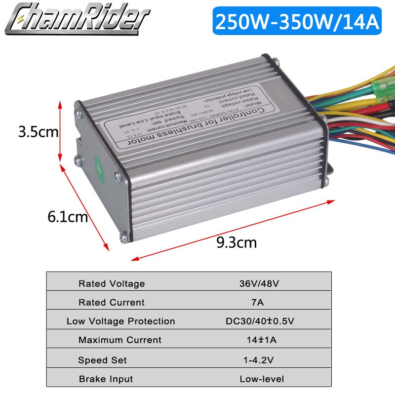 Electric Bike Controller 36V 48V KT Controller Dual Mode Sinewave 250W 350W 500W 750W 1000W 1500W Ebike Sensorless Controller