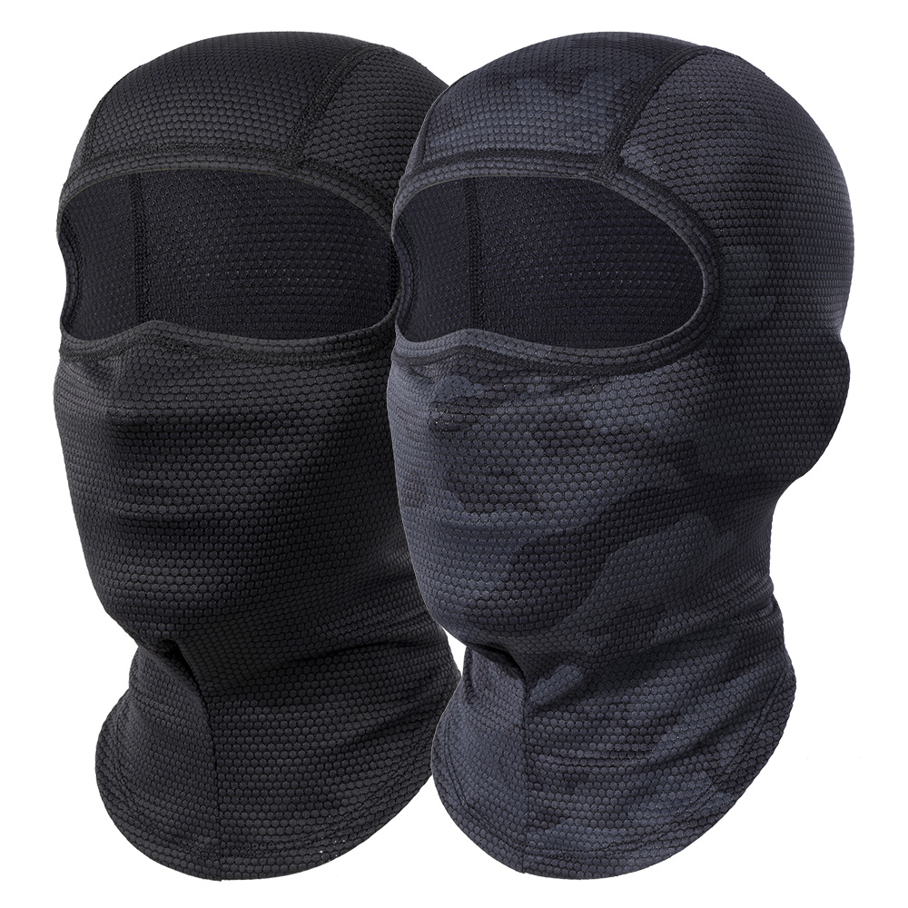 Ciclismo rosto cheio balaclava máscara facial de resfriamento respirável gelo seda wicking absorvente chapelaria para capacete da bicicleta equitação engrenagem: MULTI