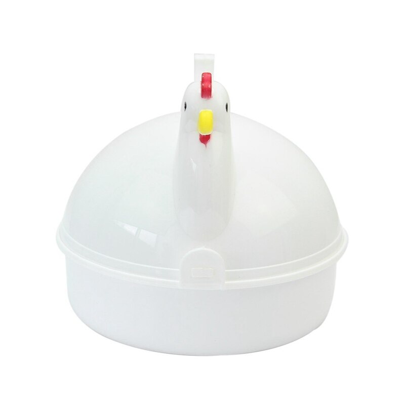 Kyllingformet miniwave-eggekoker til 4 egg