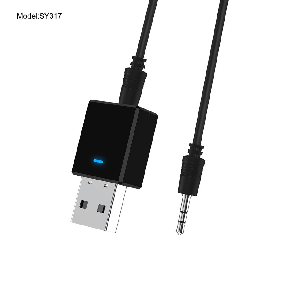 VIKEFON-adaptador inalámbrico USB para ordenador, Dongle Bluetooth 5,0, transmisor receptor Bluetooth: Default Title