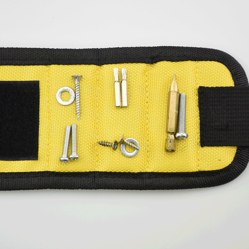 1pc magnetische polsbandjes, handwikkels, gereedschapstas, verstelbare elektriciens pols, schroeven, spijkers, boorhouder, riem, armband voor thuisreparaties