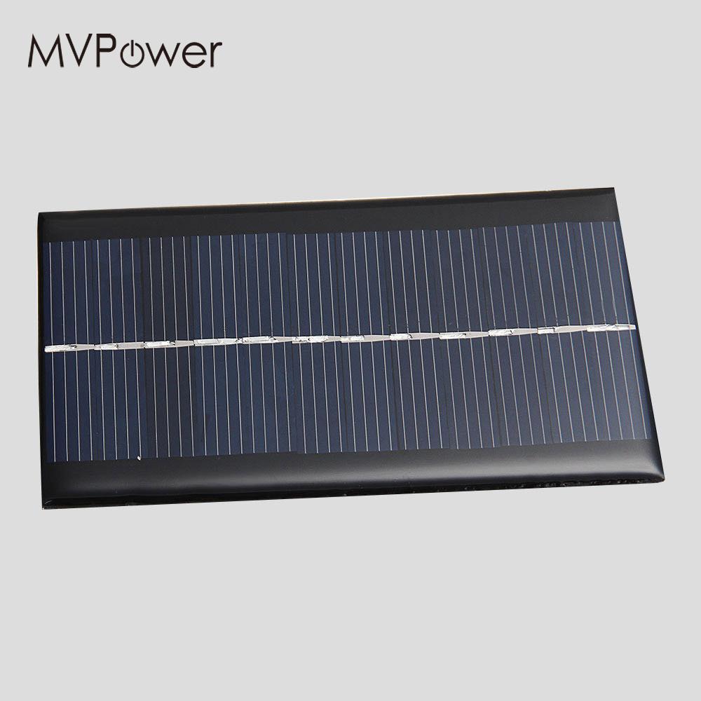 3 stk 6v 1w mini solpanel solceller diy til let mobiltelefon legetøj opladere bærbar diy