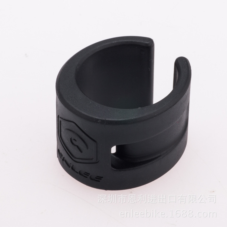 Protector de cuadro de bicicleta Protector de vaina anticolisión anillo de goma Protector de cadena protectores de cadena de bicicleta accesorios de bicicleta: Blanco