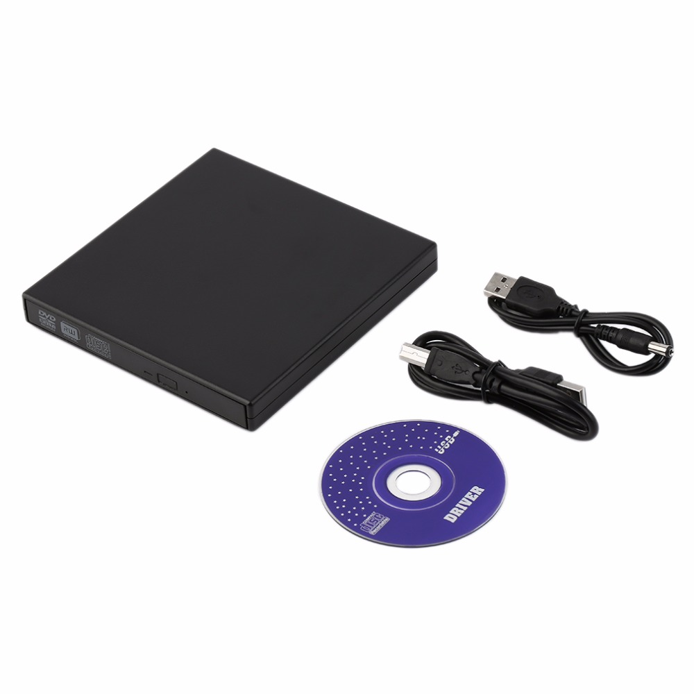 USB 2.0 External CD+-RW DVD+-RW DVD-RAM Burner Drive Writer For Laptop PC