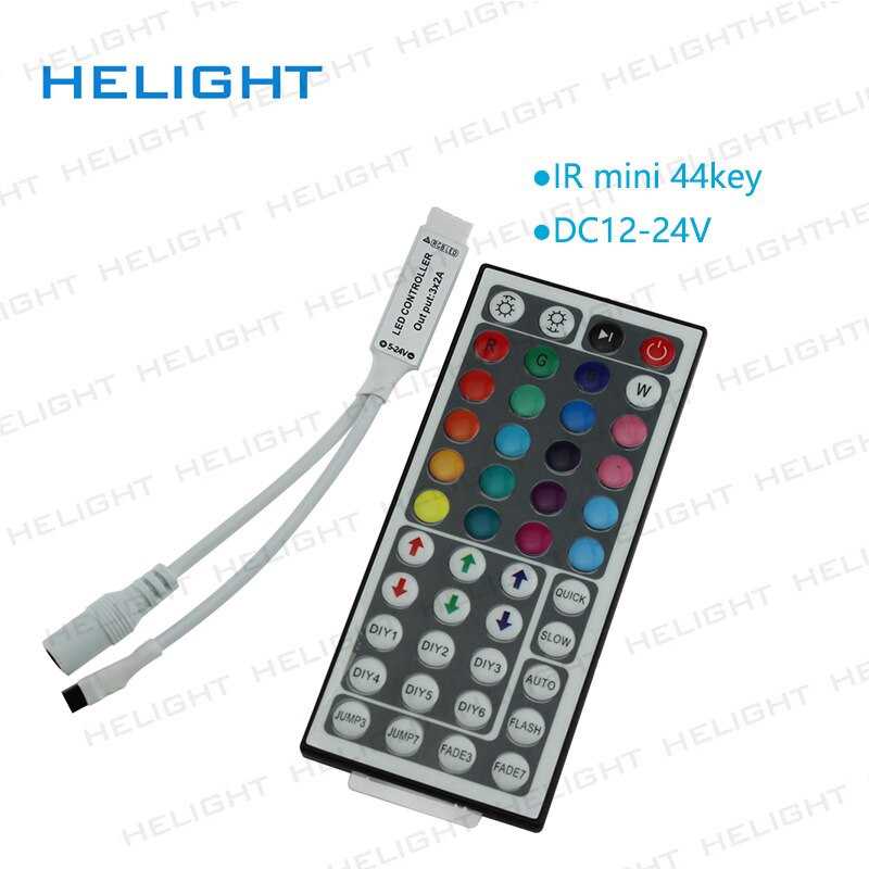 DC12V IR 24Key 44Key RGB strip controller IR Remote Controller Infrared Remote Controller for RGB LED Light Strips 5050 3528