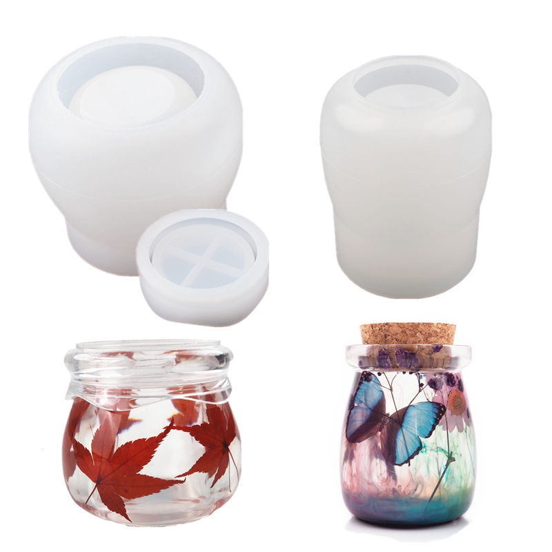 Storage Box Clay Silicone Mold For DIY Making Pudding Cookies Candy Organizer Boxes Epoxy Resin Molds With Lids