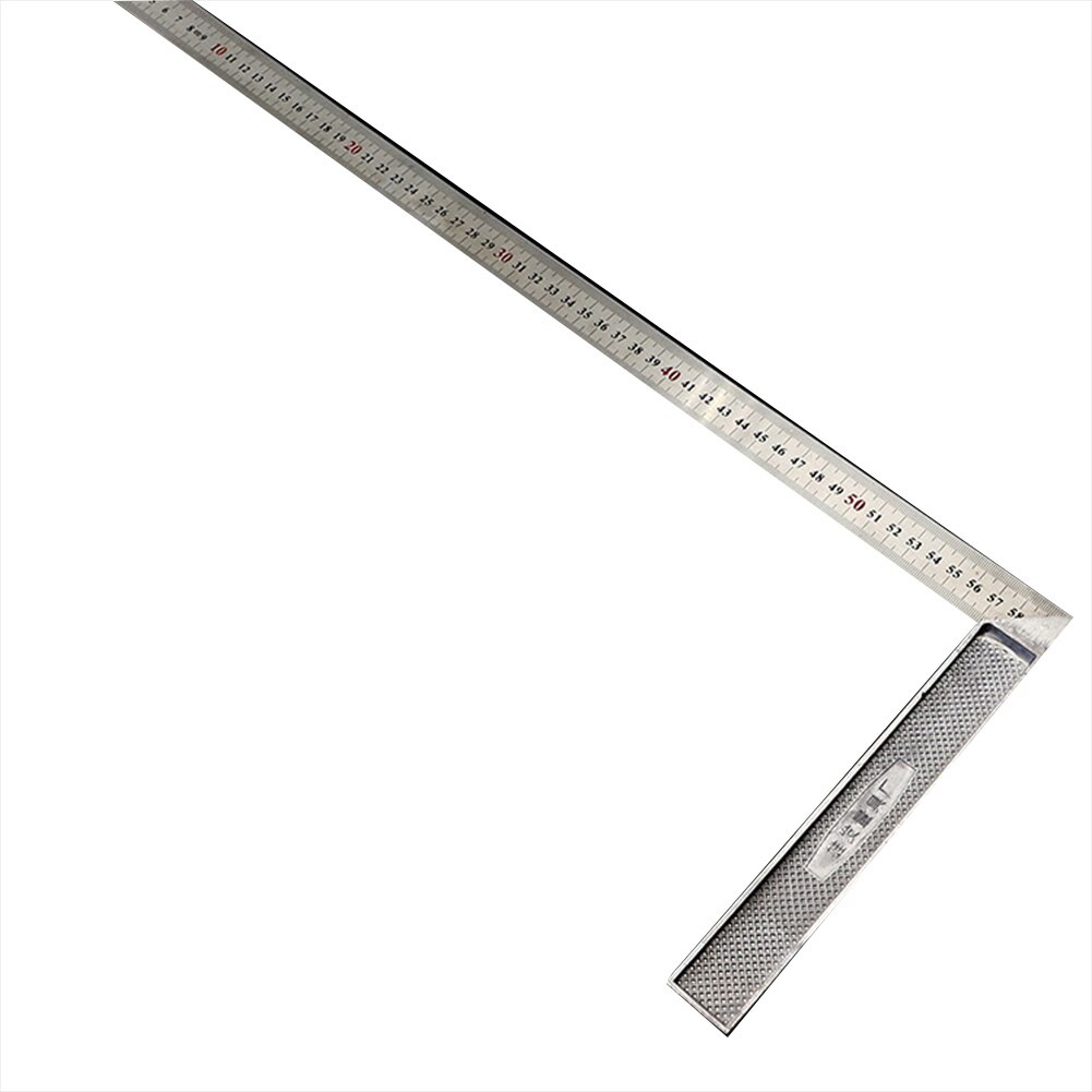 30/50/60 CM Stalen Liniaal 90 Graden Hoek Metrische Heersers Levert Houtbewerking Timmerwerk Meten-M25