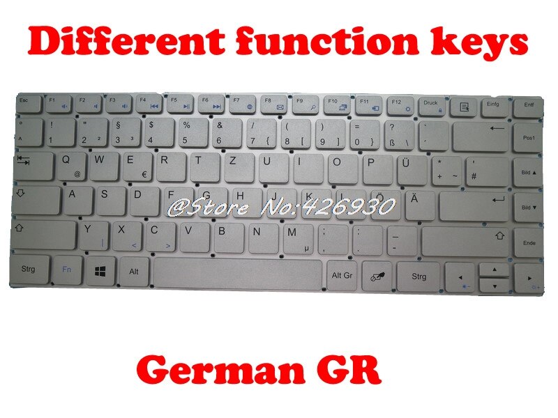 Clavier d'origine américaine pour Teclast F6 PRO F6 Plus PRIDE-K2605 MB2903003 MB2903009 PRIDE-K3058 YXT-NB93-79 anglais suisse IT allemand