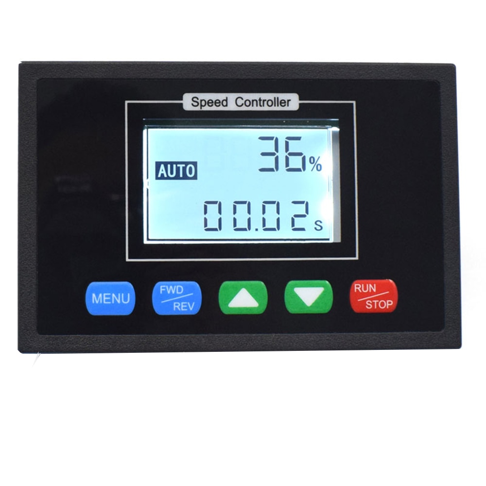 DC 10-55V 60A Motor Speed Controller Module Digital Display 0~100% Adjustable Speed Regulator Control Governor Timing Controller