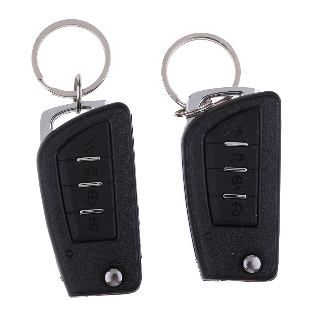 4 Door Power Central Lock Kit w/2 Keyless Entry Car Remote Control Conversion ACC Lock