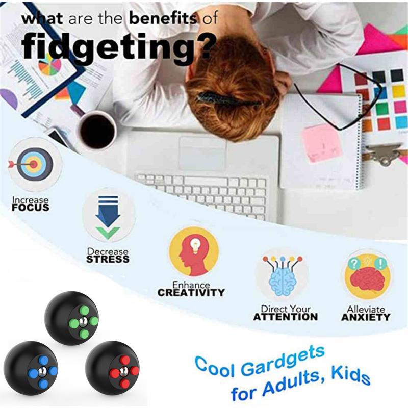 Novelty Round Decompression Deice Puzzle Toys Children Adults Both Play Stress Reliever Accessories Fidget Toys