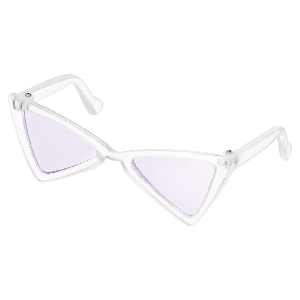 Produkty dla zwierzaka domowego piękne okulary przeciwsłoneczne w stylu Vintage trójkąt okulary odblaskowe dla małych psów akcesoria dla zwierząt domowych zdjęcia rekwizyty: 3