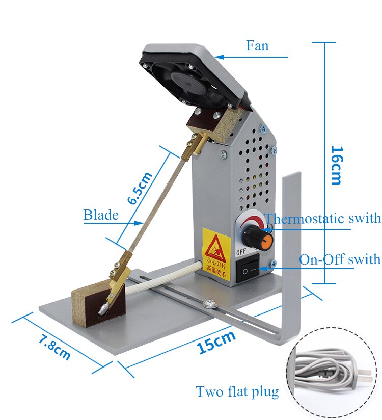 YC-18 eagerly cut lace ribbon cutting scissors with electromechanical thermal cutting machine electronic cutting machine