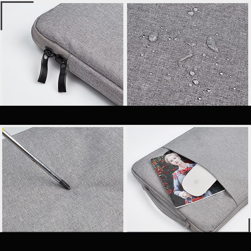 Datorfodral notebook väska påse fallet för macbook air 11 13 12 14 15 13.3 15.4 15.6 för lenovo asus / yta pro 3 pro 4