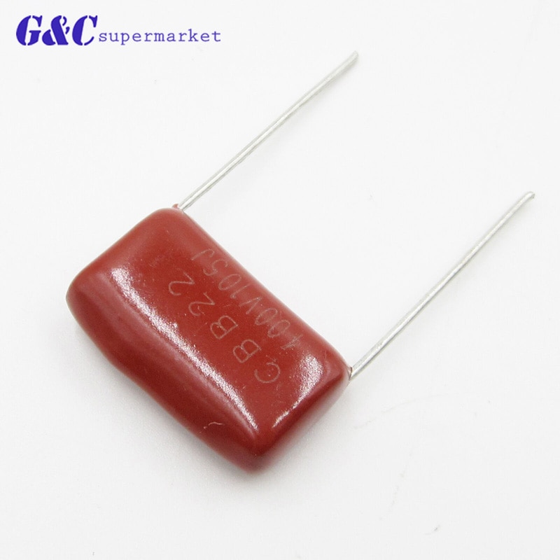 Lot De 10 Condensateurs Film Polypropylène 1µF 400V - Pitch 20mm - Pour Filtrage électronique