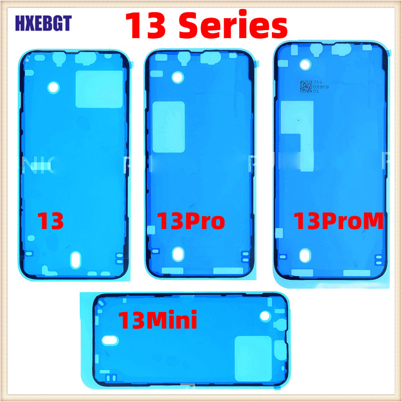 2 pezzi per Mela iPhone 13 , 13 pro Max , 13 mini adesivo per nastro adesivo impermeabile adesivo per cornice dello schermo LCD anteriore