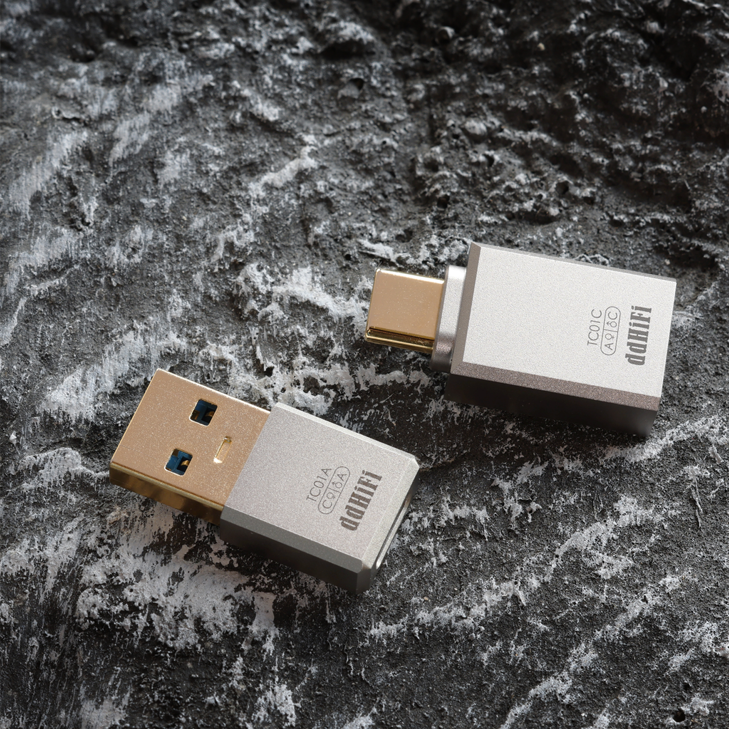 DD ddHiFi TC01A and TC01C HiFi USB-A to USB-C Adapter Converter, Compatible with Phone, Computer, PC, Tablet and More