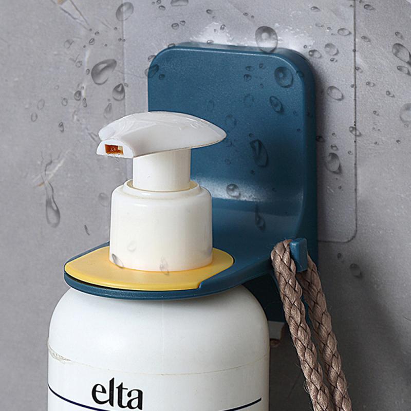 All Mounted Shampoo Bottle Shelf Shower Non-marking Sticker Shower Gel Rack Liquid Soap Holder Self Adhesive Shelves Hanger