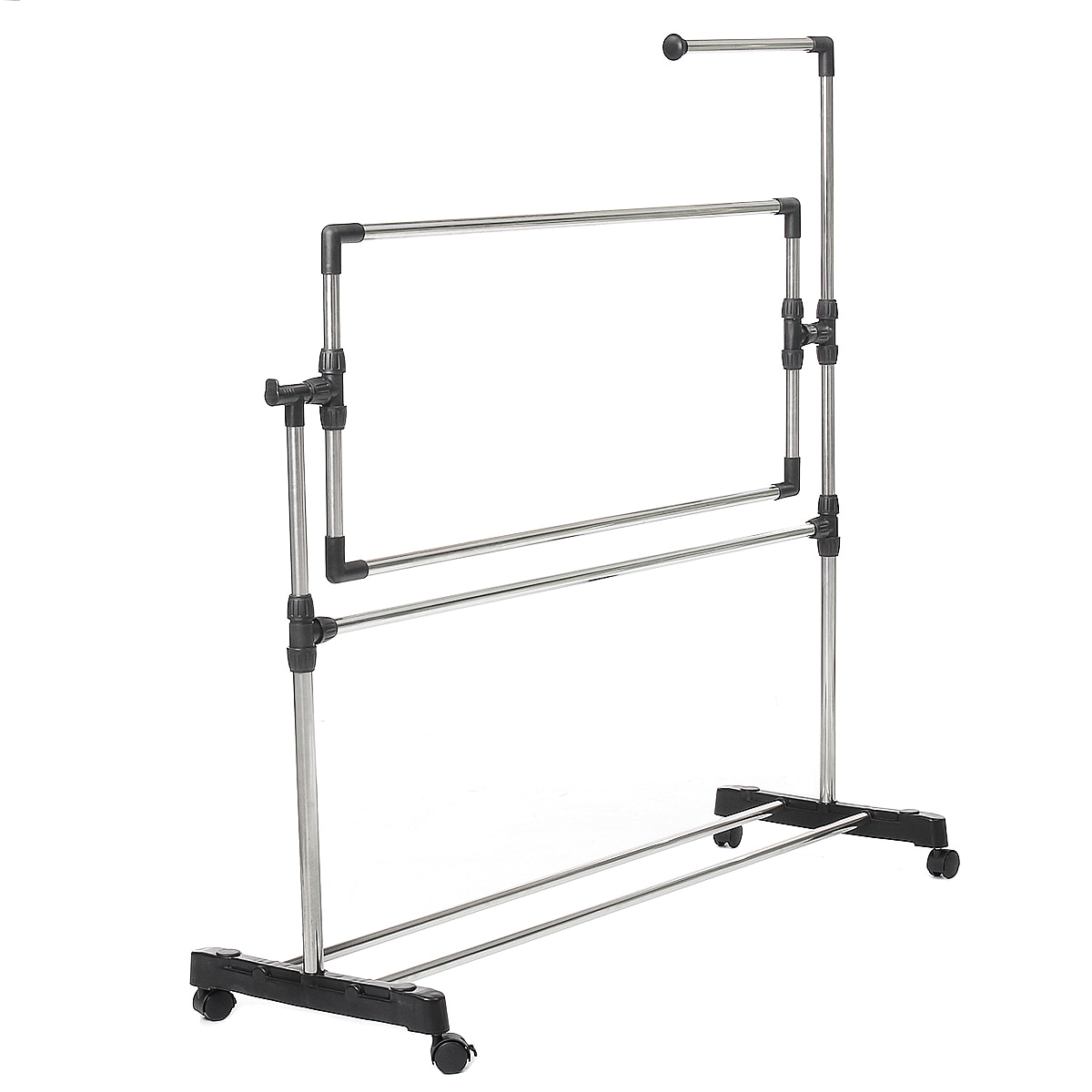 Stainless Steel Cross Stitch Frame tool Adjustable Chinese Cross Stitch Embroidery Floor Stand & Clothes Hanger stand Household