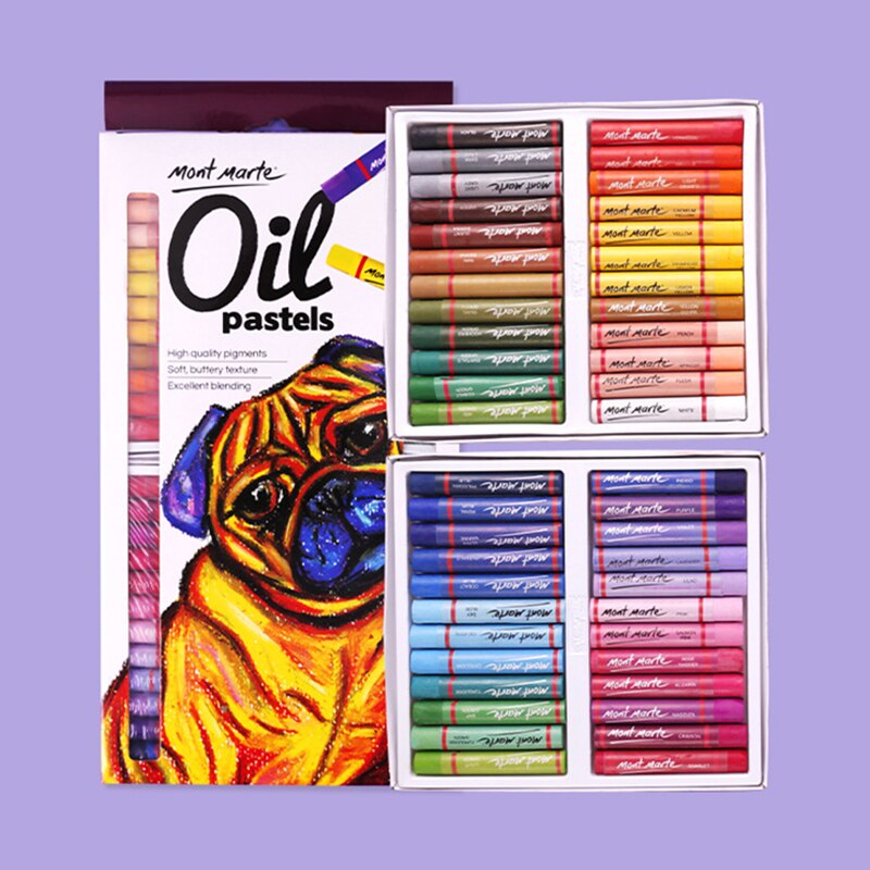 Crayons 12/24/36/48 Color Oil Pastel Water-Soluble Color Pen Graffiti Painting Pen Crayons Art Office School Supplies Crayons: 48 colors heavy colo