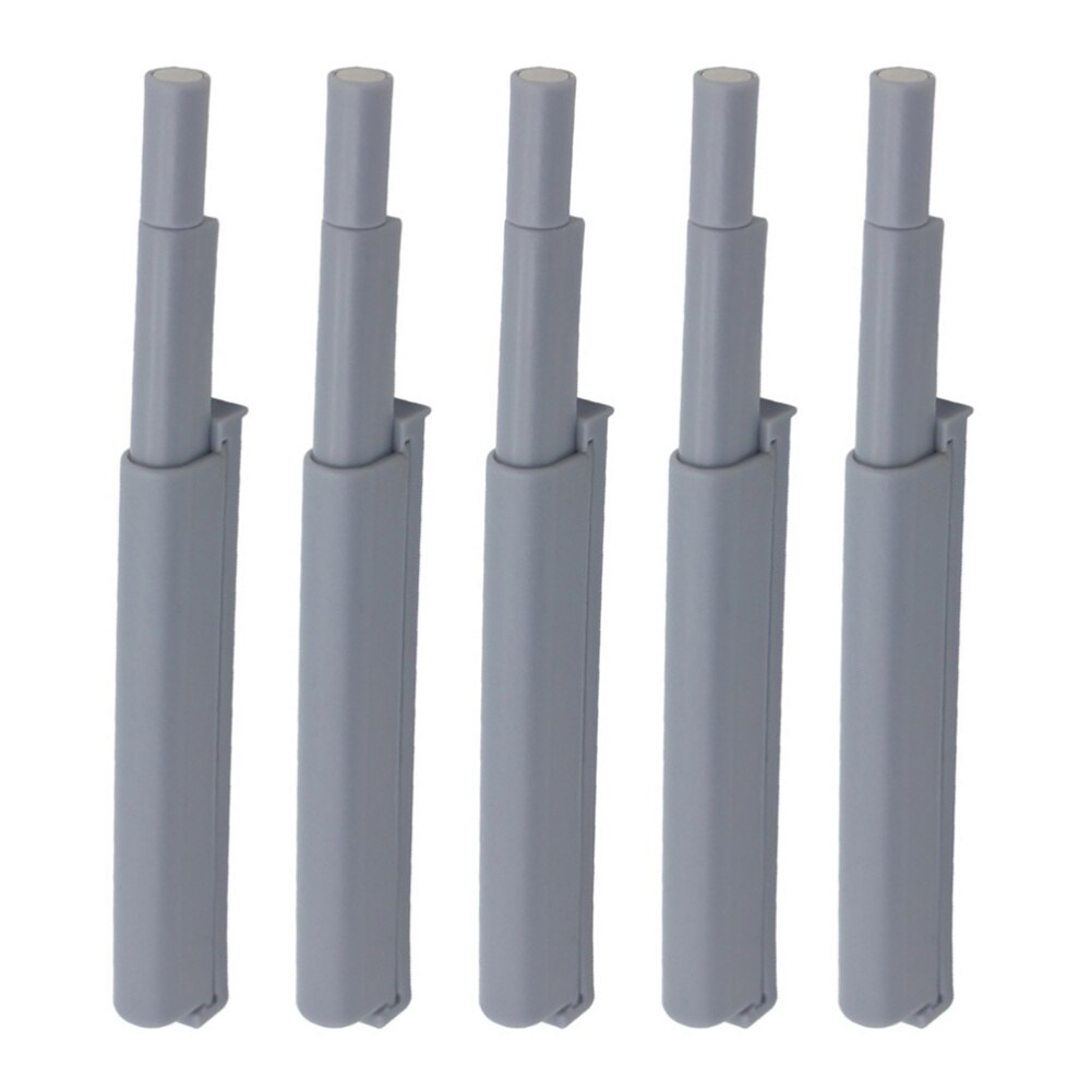 5Pcs Kastdeur Touch Open Systeem Demper Buffer Met Magneet Abs Lade Deur Kast Scharnieren