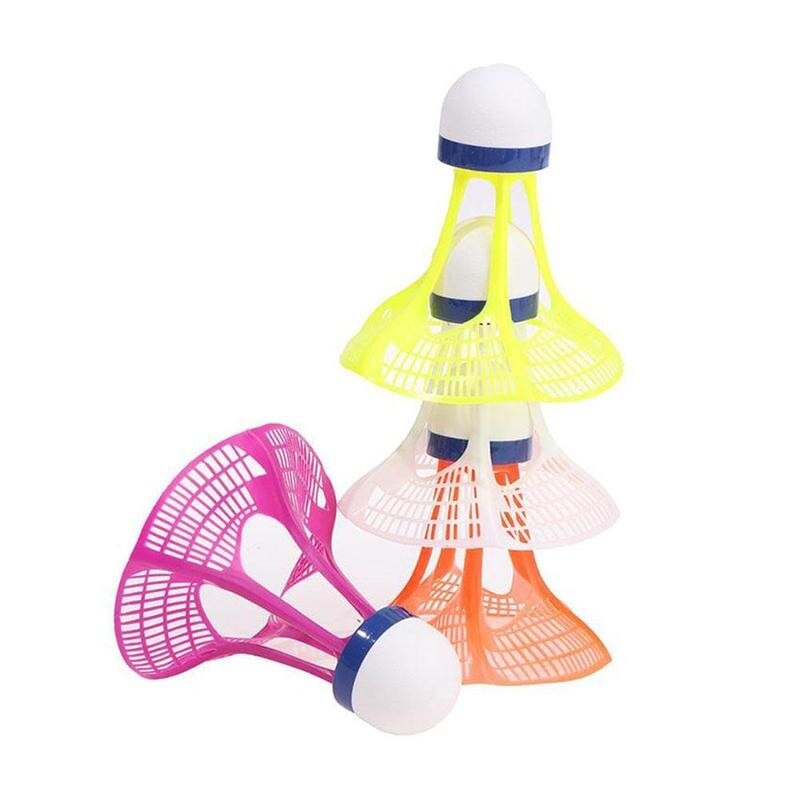 3 Stks/pak Originele Outdoor Badminton Plastic Bal Nylon Bal Stabiele Vliegende Stabiliteit Duurzaam Shuttle Indoor Outdoor