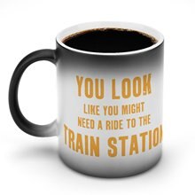 Train Station Yellowstone Mug Tv Series Letter That Changes Color Mug Classic Porcelain Office Cups