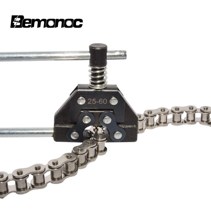 Bemonoc #25-60 Roller Chain Holder Puller&Breaker Cutter #25 35 41 40 50 60 415H Tools Kit for Motorcycle Chains Replacements