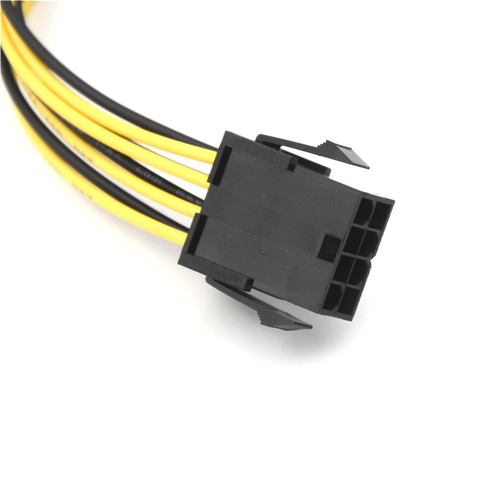 Conectores de Cables ATX EPS de 20cm y 8 pines, extensión de macho a de alimentación hembra, tarjeta gráfica de ordenador, 1 Uds.
