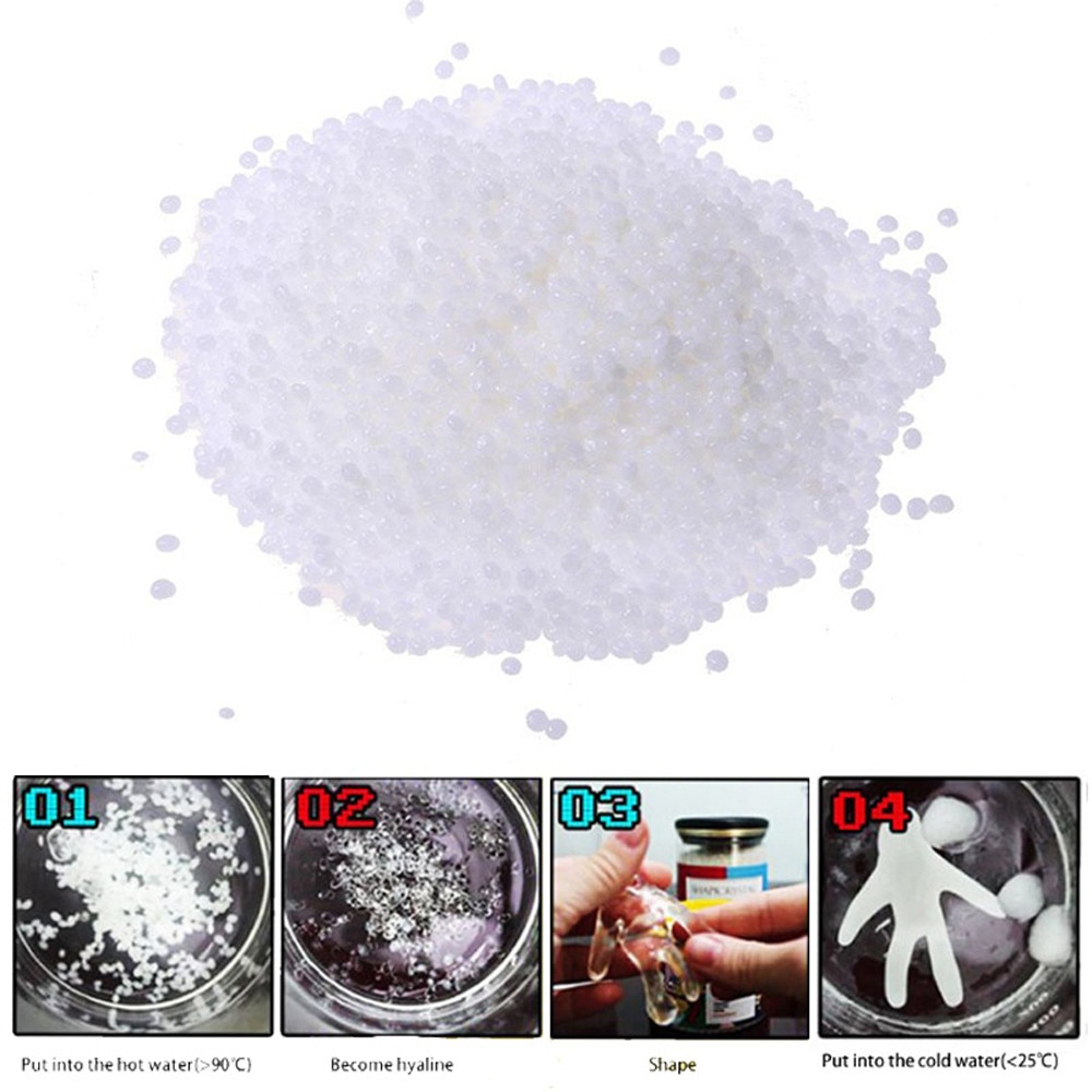 Lote de 20/150/200g de bolitas de plástico moldeables de Polymorph, variadas de 80 °C, manualidades de PCL termoplástico DIY, suministros hechos a mano, nueva