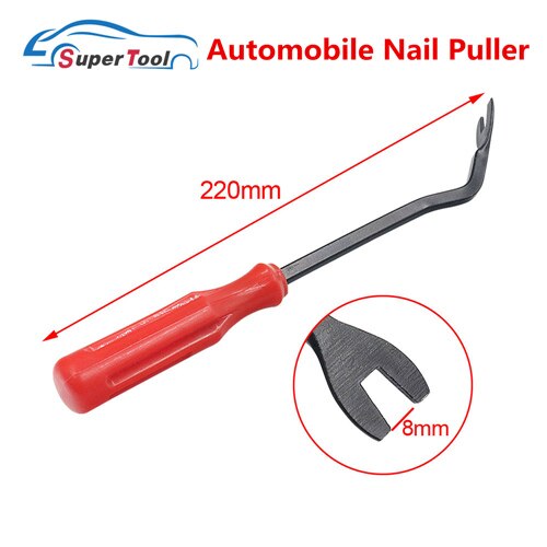 Automobile Nail Puller Screwdriver Tool Auto Car Trim Removal Tool Radio Audio Panel Door Repairing Clip Trim Removal Pry Repair: Car Removal 22CM