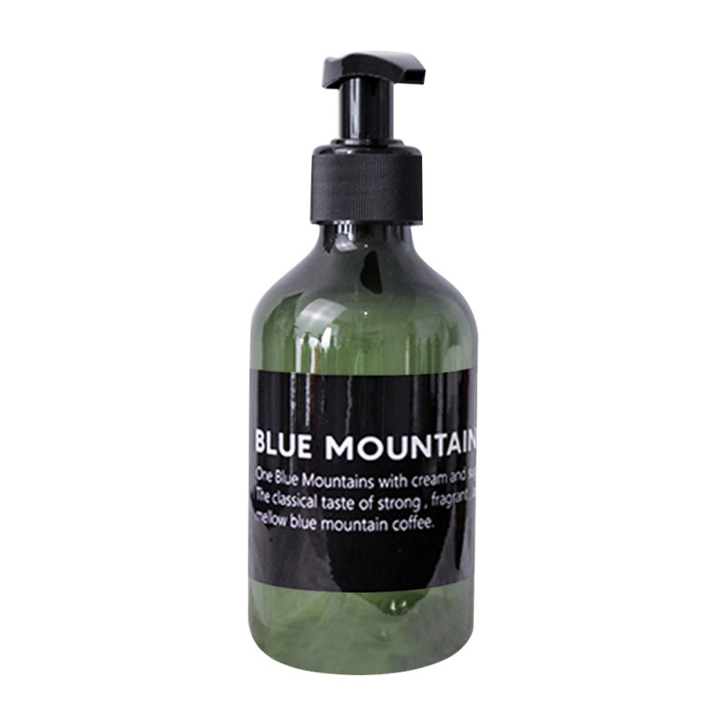 Botella de jabón de estilo nórdico para baño, botella rellenable de Gel de ducha marrón, para champú, acondicionador de pelo, lociones, dispensador de prensa, 300/500ml: G / 500 ml