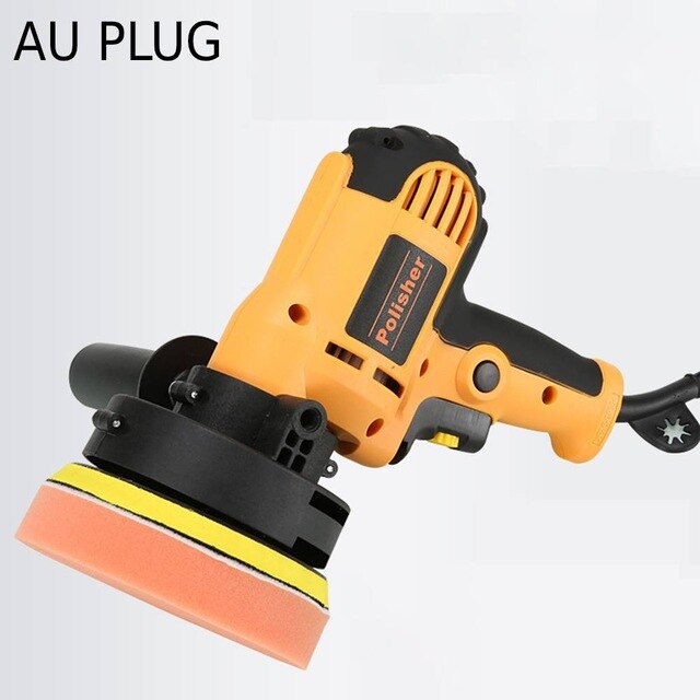 ABS Polishing Machine Black + Yellow Car Machine Low Noise Speed Automatic: Gold