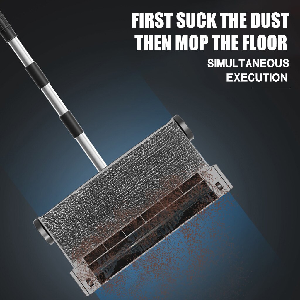 Household Wireless Sweeper Electric Mop Floor Hair Broom Pusher Sweeper Vacuum Cleaner Sweeper Aspirador Escoba Sin Cable