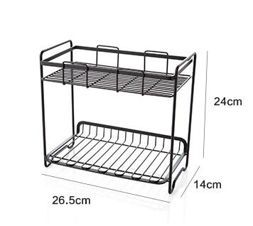 wrought iron spice rack, condiments kitchen have received kitchen floor shelf. Double receive a shelf