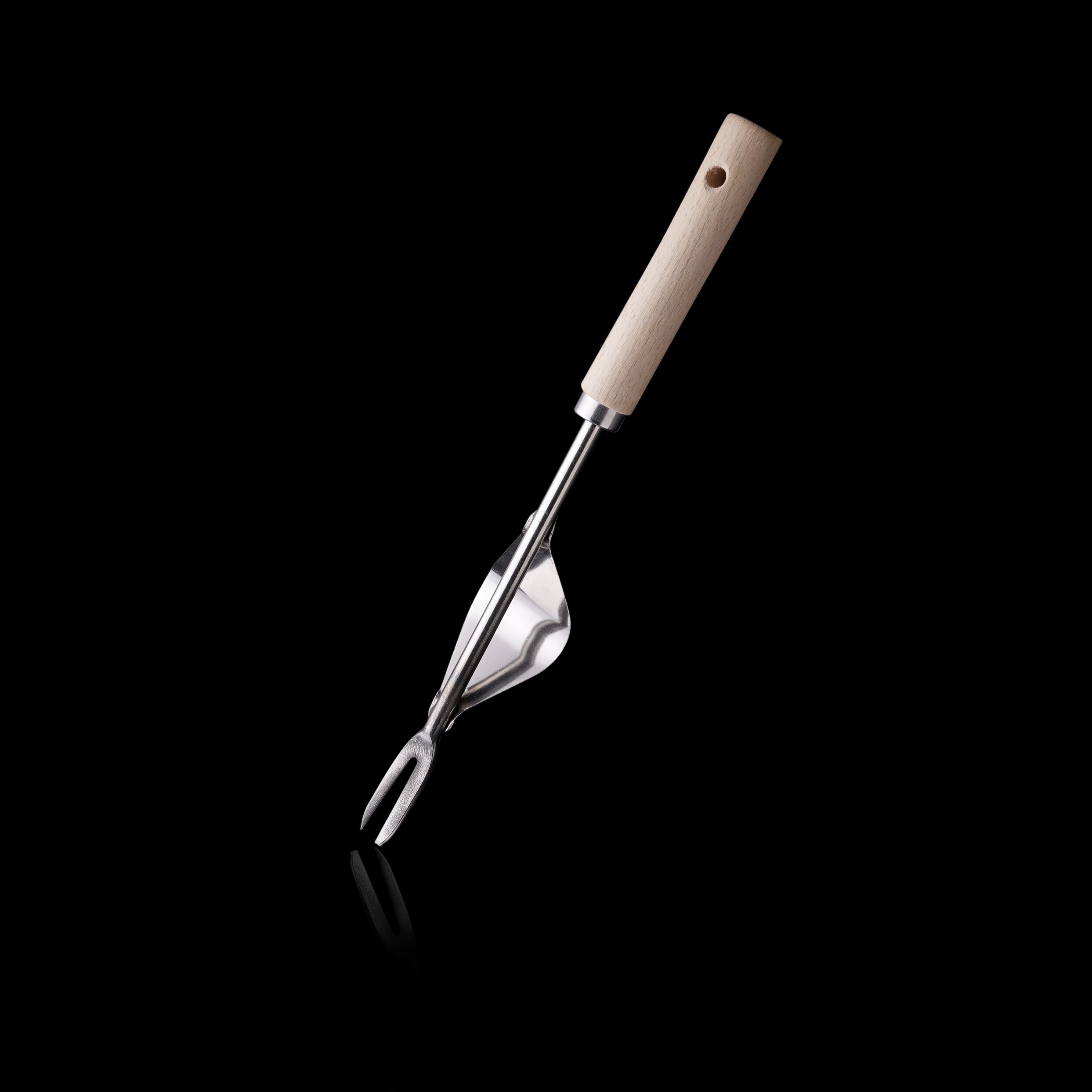 Outil à main de coupe de jardin repiquage fourche de désherbage poignée en bois tirer Grubber creuser léger manuel Gadgets outil de dissolvant