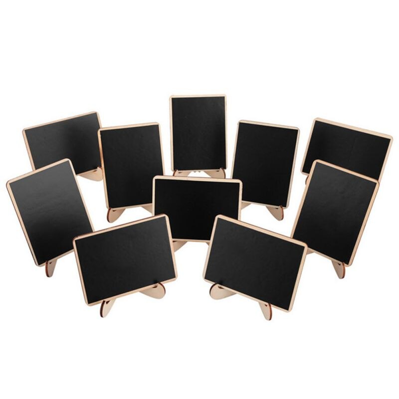 Wedding Party Message Board Kleine Houten Bord Etalage Decoratie Display Board Diy Props 10Pcs