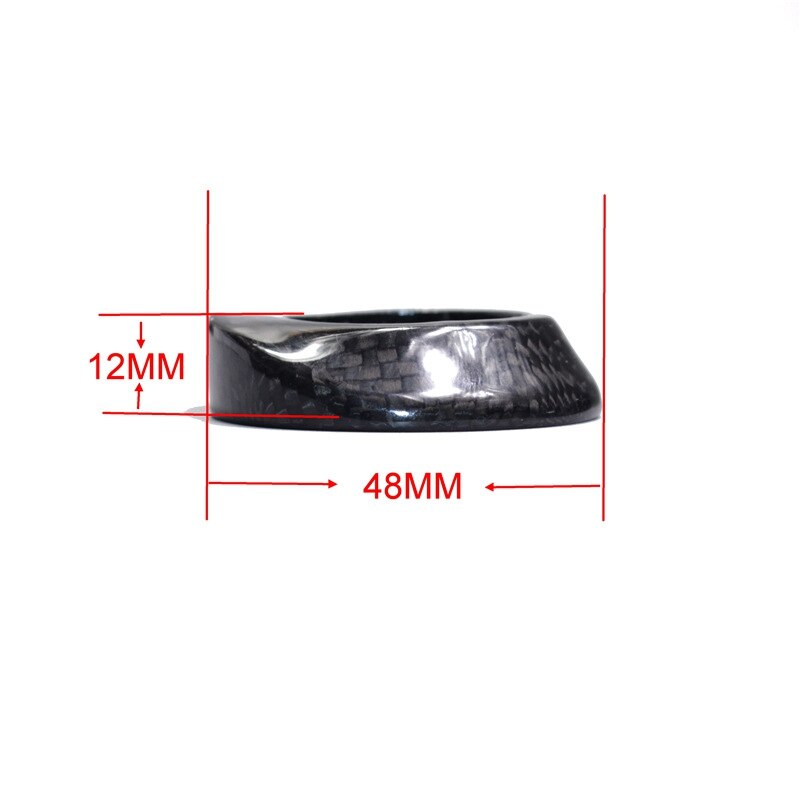 Vägcykel fullkol headset konisk tvättmaskin mountainbike kolfon headset täcker stam distanser mtb kol delar